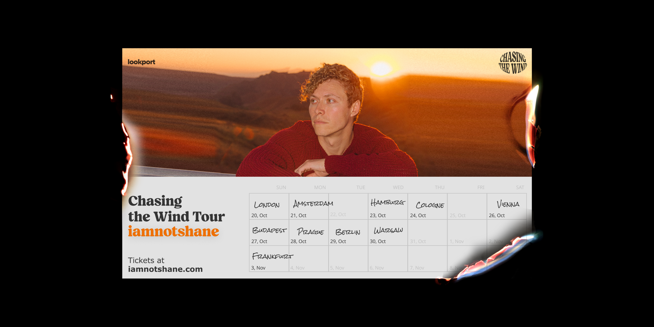 Iamnotshane.&nbsp;Chasing the Wind Tour